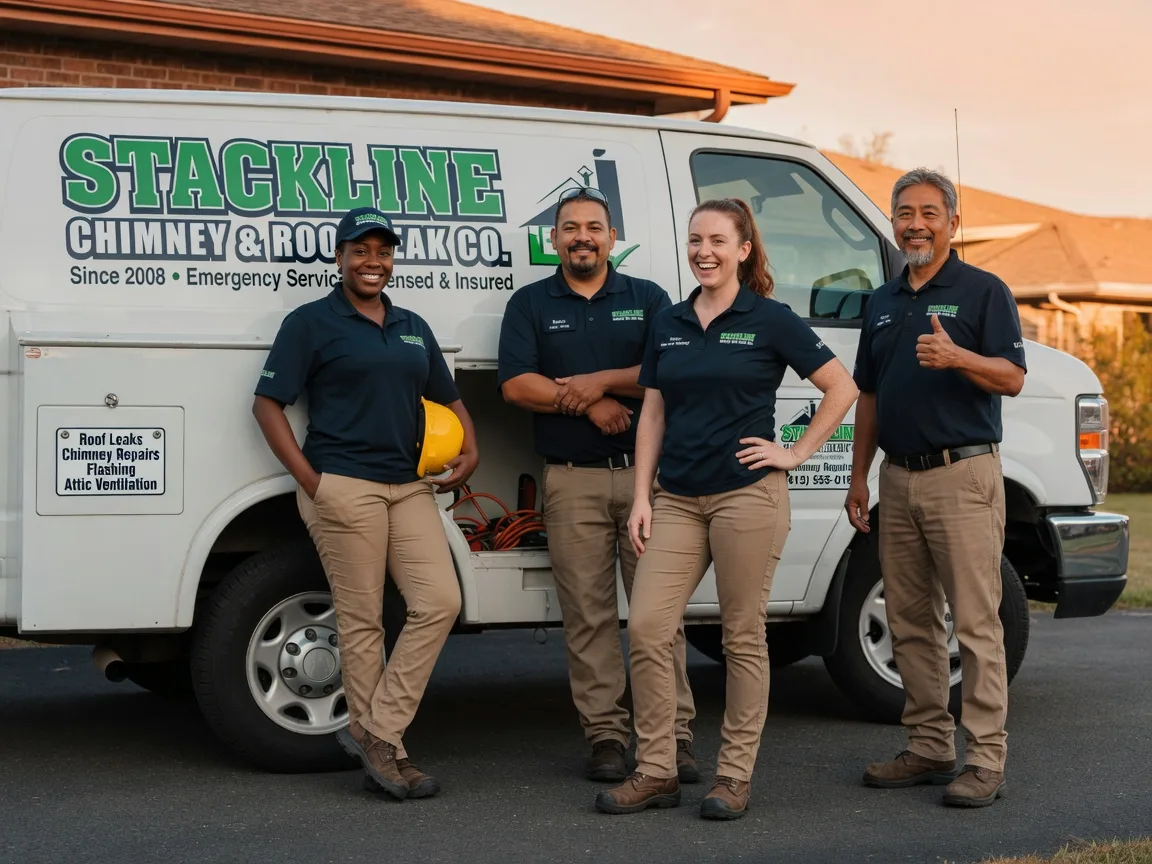Chimney flashing repair company in Fallston, NC